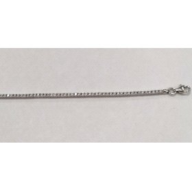 PULSERA SRA. ORO BLANCO PIEDRA                                        