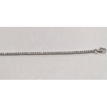 PULSERA SRA. ORO BLANCO PIEDRA                                        