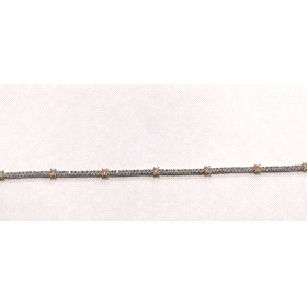PULSERA SRA. ORO BICOLOR PIEDRA                                       