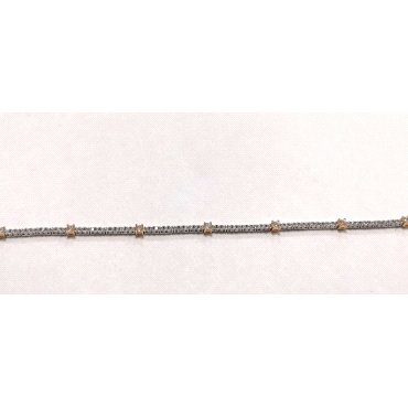 PULSERA SRA. ORO BICOLOR PIEDRA                                       