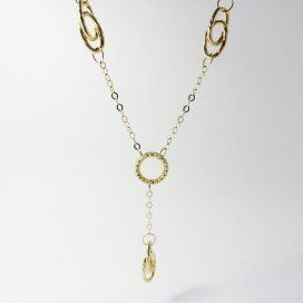 GARGANTILLA ORO AMARILLO ITALIANO LISO