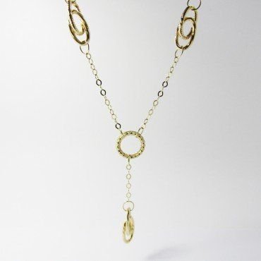 GARGANTILLA ORO AMARILLO ITALIANO LISO