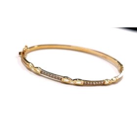 PULSERA  ARO SRA. ORO AMARILLO PIEDRA                                 