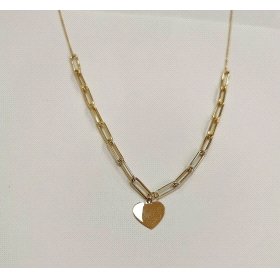 GARGANTILLA  CORAZON ORO AMARILLO                                     