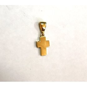 CRUZ ORO AMARILLO LISA CON RELIEVE  4M/M X 2M/M                       