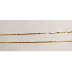 CADENAS AMARILLO CARTIER MACIZA  60 CM.                               