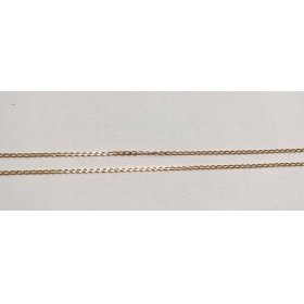 CADENAS ORO AMARILLO  BILBAO MACIZA 40 CM.                            