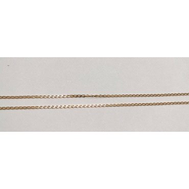 CADENAS ORO AMARILLO  BILBAO MACIZA 40 CM.                            