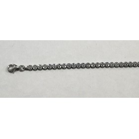 PULSERA SRA. ORO BLANCO PIEDRA                                        