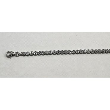 PULSERA SRA. ORO BLANCO PIEDRA                                        