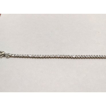 PULSERA SRA. ORO BLANCO PIEDRA                                        