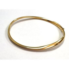 PULSERA SRA. ARO ORO AMARILLO LISA                                    