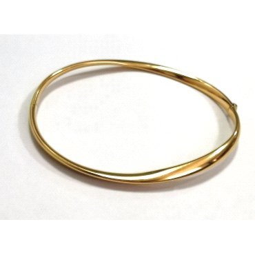 PULSERA SRA. ARO ORO AMARILLO LISA                                    