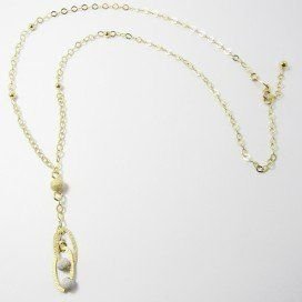 GARGANTILLA ORO BICOLOR ITALIANO LISO