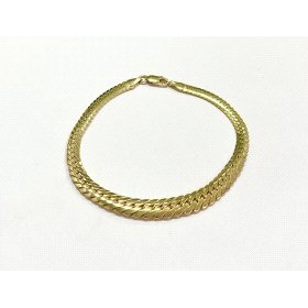 PULSERA COLA DE ZORRO ORO AMARILLO                                    