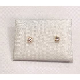 PENDIENTES NIÑA ORO AMARILLO PIEDRA                                   