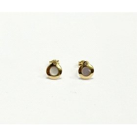 PENDIENTES ORO AMARILLO PIEDRA                                        