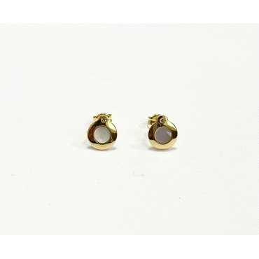 PENDIENTES ORO AMARILLO PIEDRA                                        