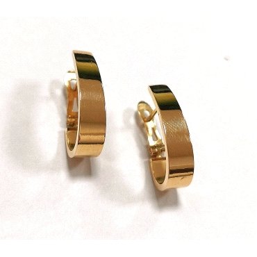 PENDIENTES MEDIO ARO  ORO AMARILLO                                    