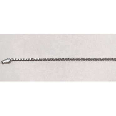 PULSERA SRA. ORO BLANCO PIEDRA                                        