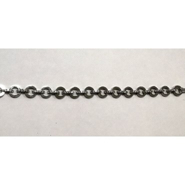 PULSERA SRA. ORO BLANCO PIEDRA                                        