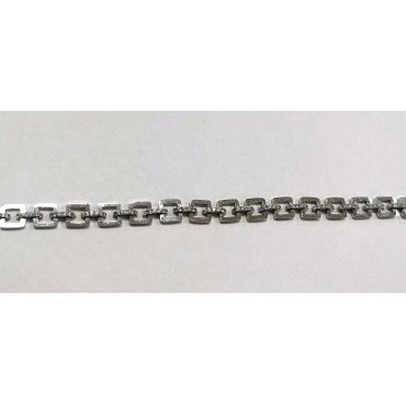PULSERA SRA. ORO BLANCO PIEDRA                                        