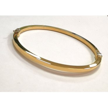 PULSERA  ARO SRA. ORO AMARILLO LISA                                   