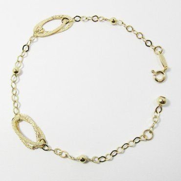 PULSERA SRA. ORO AMARILLO ITALIANO LISO