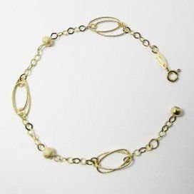 PULSERA SRA. ORO AMARILLO ITALIANO LISO