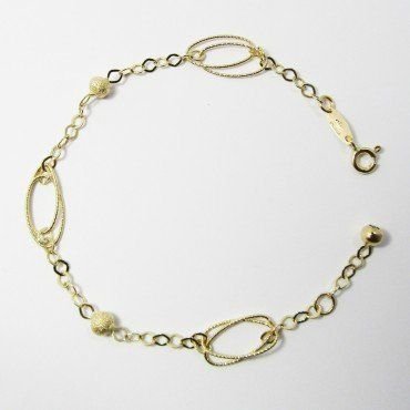 PULSERA SRA. ORO AMARILLO ITALIANO LISO