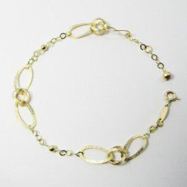 PULSERA SRA. ORO AMARILLO ITALIANO LISO