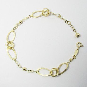 PULSERA SRA. ORO AMARILLO ITALIANO LISO