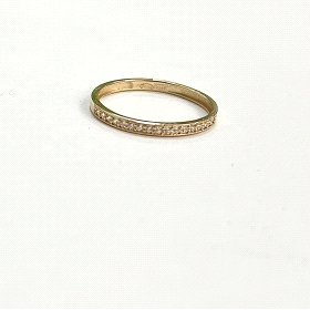 SORTIJA ORO AMARILLO PIEDRA CIRCONITAS                                