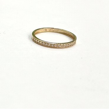 SORTIJA ORO AMARILLO PIEDRA CIRCONITAS                                
