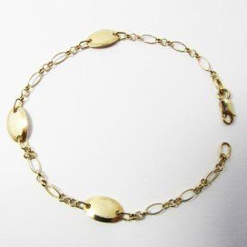 PULSERA SRA. ORO AMARILLO ITALIANO LISO