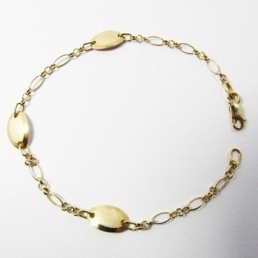 PULSERA SRA. ORO AMARILLO ITALIANO LISO