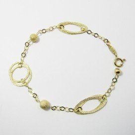 PULSERA SRA. ORO AMARILLO ITALIANO LISO