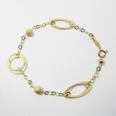 PULSERA SRA. ORO AMARILLO ITALIANO LISO