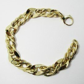 PULSERA SRA. ORO AMARILLO ITALIANO LISO