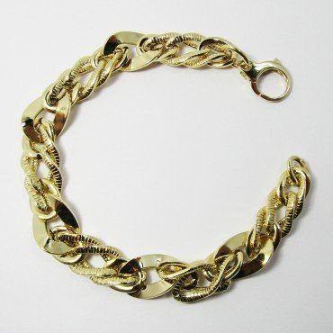 PULSERA SRA. ORO AMARILLO ITALIANO LISO