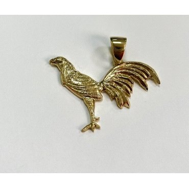 COLGANTE ORO AMARILLO GALLO                                           