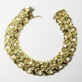 PULSERA SRA. ORO AMARILLO ITALIANO LISO