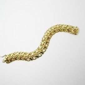 PULSERA SRA. ORO AMARILLO ITALIANO LISO