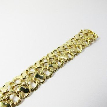 PULSERA SRA. ORO AMARILLO ITALIANO LISO