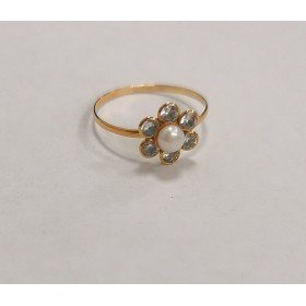 juego comunion flor perla piedra