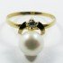 JUEGO DE COMUNION PERLA ORO AMARILLO PIEDRA