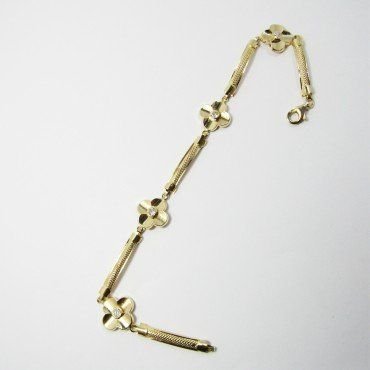 PULSERA SRA. ORO AMARILLO PIEDRA