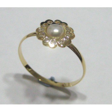 JUEGO COMUNION FLOR PERLA  PIEDRA