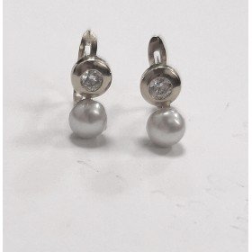 juego de comunion oro blanco perla