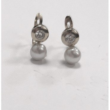 juego de comunion oro blanco perla